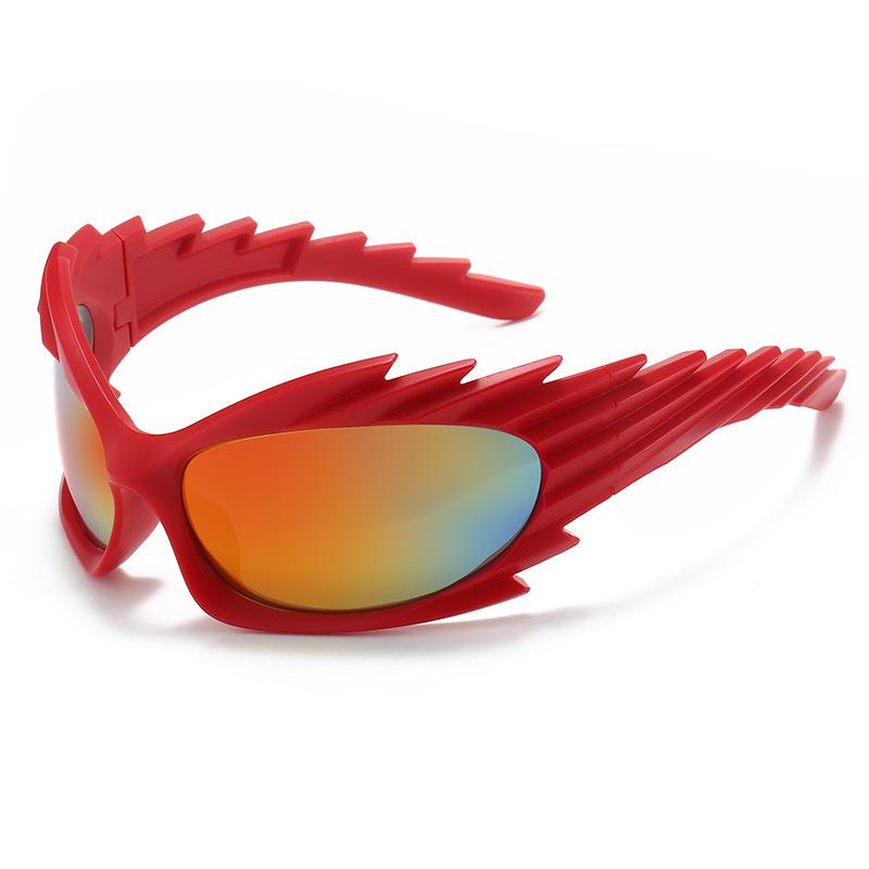 Hedgehog sunglasses, European and American personality funny cycling glasses, trendy Internet celebrity ins sports sunglasses