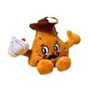 Short Plushies Cava Pile Plush Keychain Doll With Design For Gift And Collection