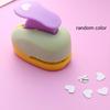 Random Color Heart Punch 9/16/25mm DIY Craft Hole Puncher for Scrapbooking Punches Maker Kids Scrapbook Paper Cutter Embossing.