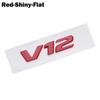 OTOKIT 3D ABS Chrome Letters Car Fender Badge Sticker V12 Emblem Logo For Mercedes Maybach S600 W222 S500 W140 CL600 M275 CLS63 hgg0