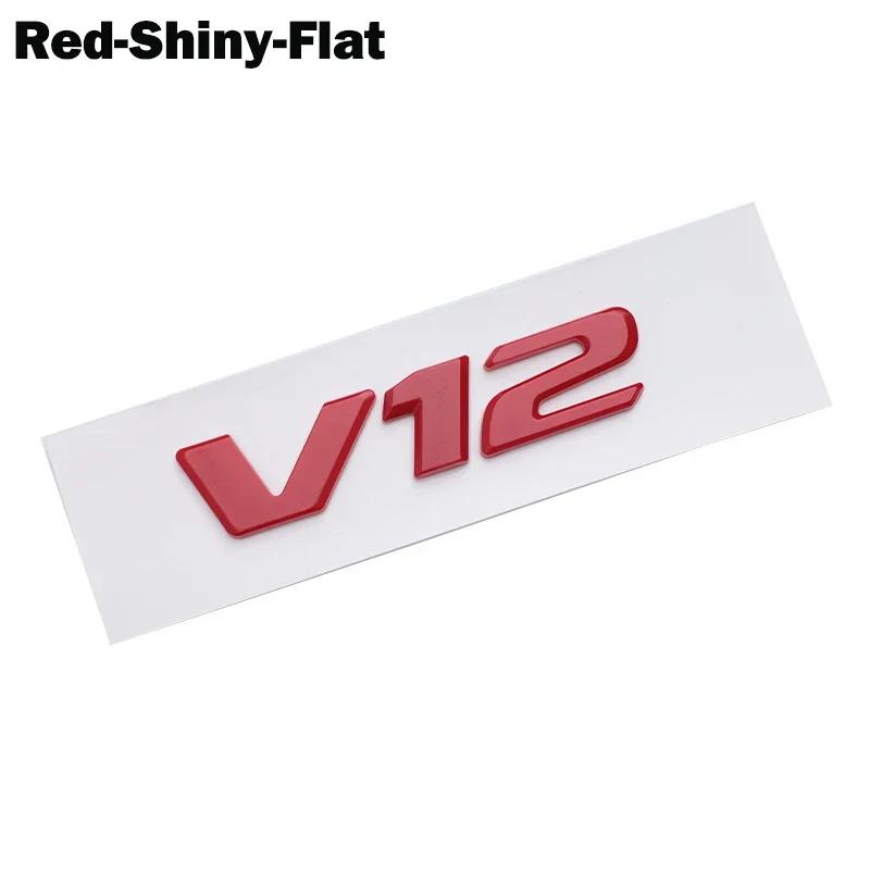 OTOKIT 3D ABS Chrome Letters Car Fender Badge Sticker V12 Emblem Logo For Mercedes Maybach S600 W222 S500 W140 CL600 M275 CLS63 hgg0