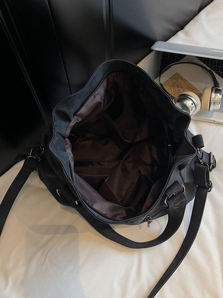 Americká Retro Velkokapacitní Taška Tote - 2025 Matná Jednoramenná Dojížděcí Crossbody Kabelka