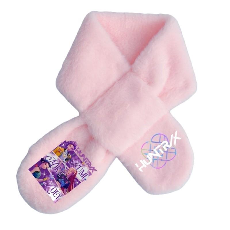 Soft Fashion Rumi Mira Zoey Printing Winter Autumn Warm Scarf Girls Purple Pink Scarves