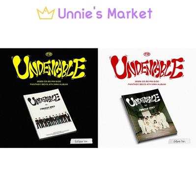 FANTASY BOYS - UNDENIABLE 4º Mini Álbum (versión eclipse. / Versión Deslumbramiento)