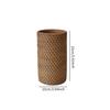 Rattan Flower Vase Table Centerpieces Photography Prop Woven Plant Pot Decors for Indoor Living Room Entryway Desktop Side Table