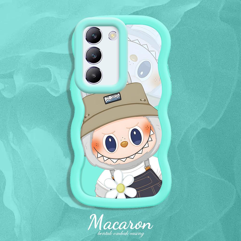 

Окрашенный узор Big Wave Edge Мягкий силиконовый материал Macaron чехол для телефона противоударный защитный резиновый чехол для OnePlus Vivo Motorola Moto Motorola Moto E14