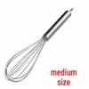 Stainless Steel Semi-Automatic Rotating Egg Beater for Kitchen and Baking