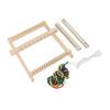 Kids Weaving Loom Easy Operation Hand Eye Coordination Durable Wood Weaving Loom Kit for Beginner