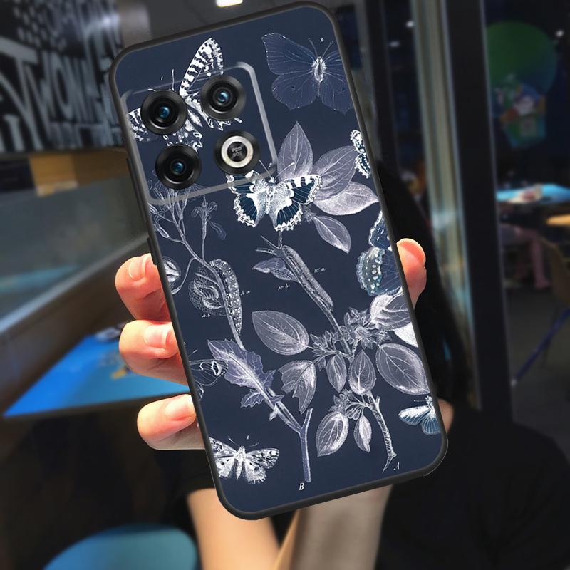 Butterfly Flower Funda For OnePlus 10T 8T 9RT 12 13 13R 11 9 10 Pro OnePlus Nord 4 CE 2 3 Lite N20 N30 Case
