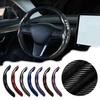Carbon Fiber Car Styling Steering Wheel Anti-slip Wheel Covers Protect For 1 3 5 7 Series X1 X2 X3 X5 X6 G30 G20 G11 G12 F40