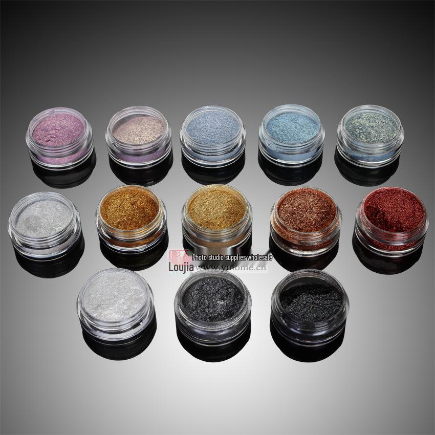 Alpha Professional Eye Shadow: Fine Glitter Powder for Brightening and Children's Stage Performance Highlight Powder