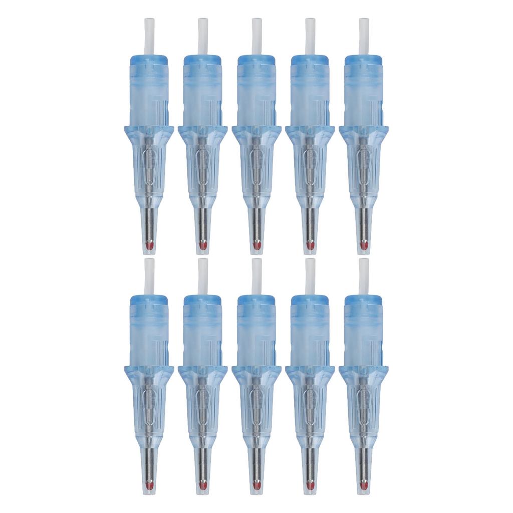10 Stück 2ml Tattoo Kugelschreiber Patronen 0,5mm Übungs-Kugelschreiber Patronen Tattoo Nadeln für