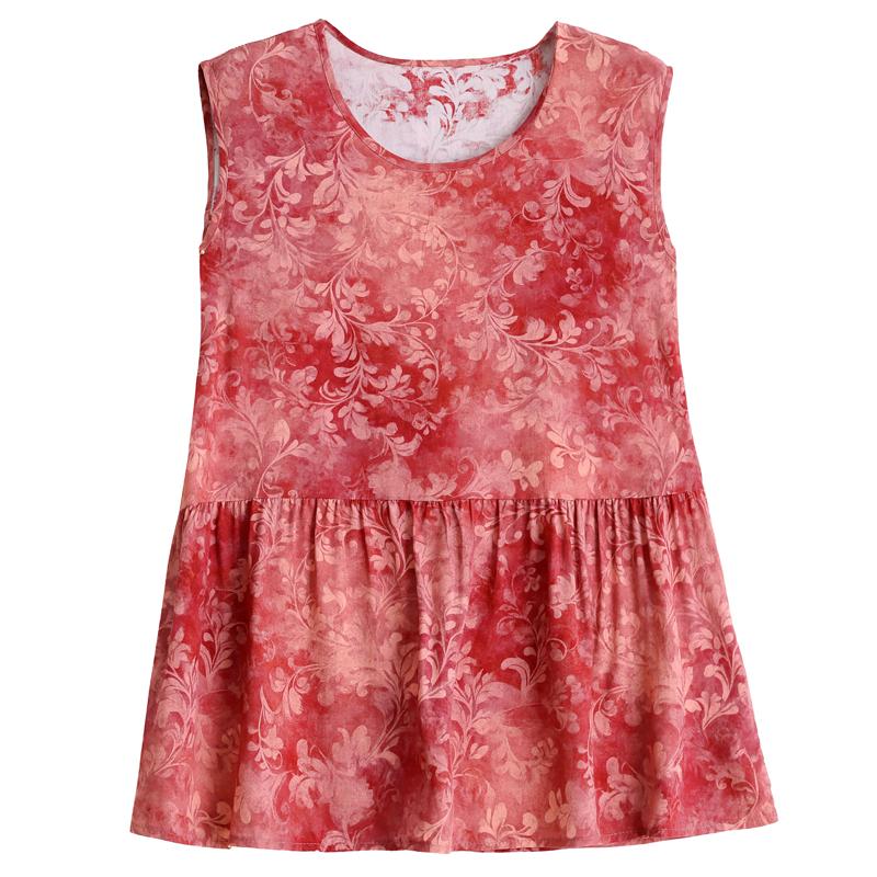Plus Size Elegant 2 Piece Sets Women Summer Clothes Vintage Loose Print Pants Sets