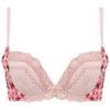 Style by Sustainability Project Made with Liberty M021 D75 [Amo's Triumph] Push-up Bra, Fabrics, Women's, (Purple),