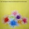 40/50/60cm Artificial Rose Blossoms Large Flower Head Fluffy Petals Fake Flowers Giant Gauze Wedding Landscaping Yarn Flower
