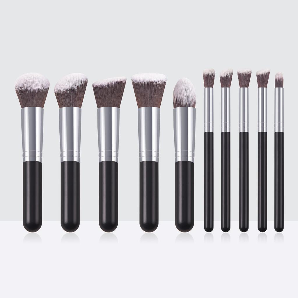 10PCs Minin Makeup Brush Set Cosmetict Makeup For Face Make Up Tools Women Beauty Professional Foundation Blush Eyeshadow beauty
