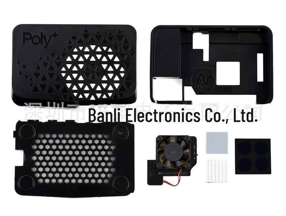 Raspberry Pi 4 Model B Case with ABS Material and Cooling Fan