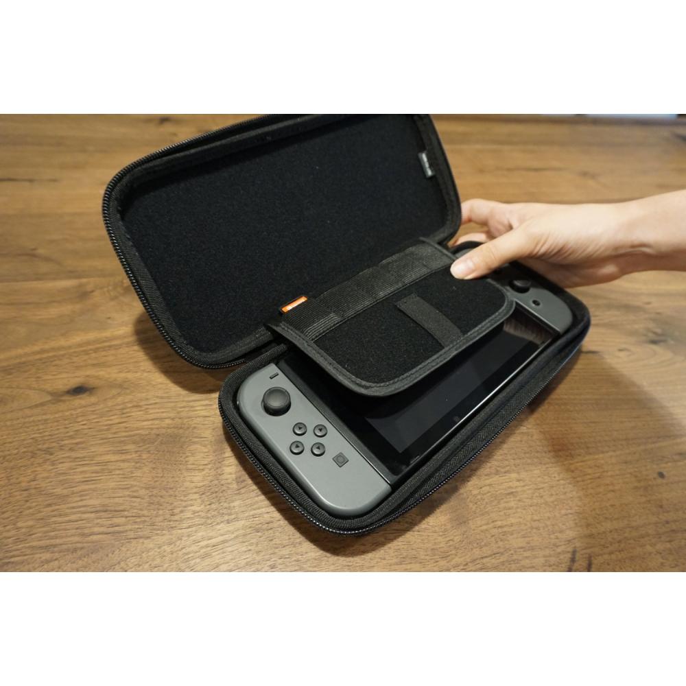 [Compatível com Nintendo Switch] Bolsa Rígida para Nintendo Switch Preto x Azul