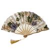 Chinese Style Handheld Fan Classical Tassel Folding Fan Silk Folding Fan  Hanfu Accessories