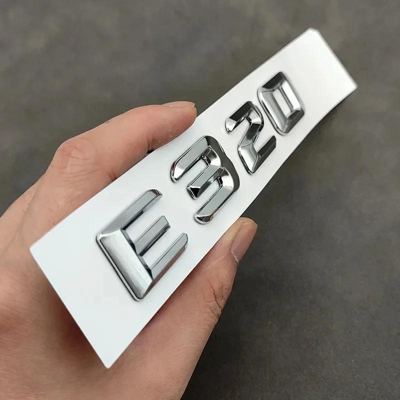 Car Trunk Letters Logo Emblem Badge Decals Sticker for Mercedes Benz E Class E200 E220 E230 E250 E260 E300 E350 E400 W212 W213