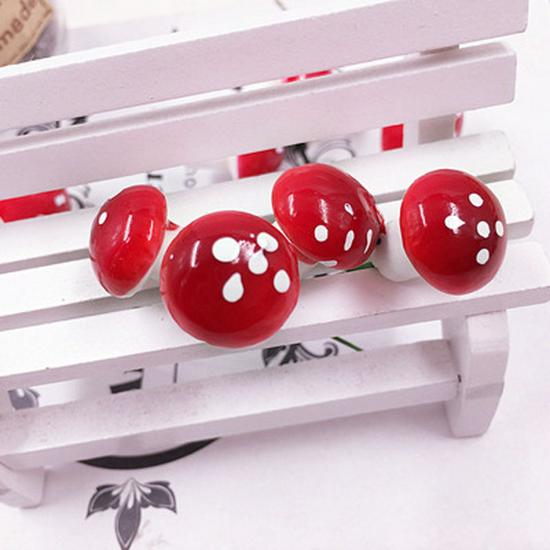 Colorful Foam Mushroom Bonsai Ornaments - Small Potted Plant Accessories for Micro Landscapes