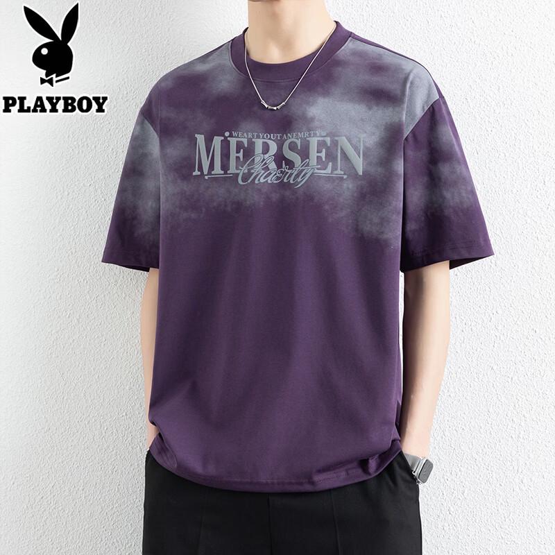 PLAYBOY 2026 Men's Summer Casual Loose Fit T-Shirt