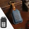 Kinotaka Echtleder Smart Key Etui für Honda Kompatibel mit New Step und Odyssey Schlüsselanhänger mit 4 Tasten Fahrzeuge, Doppelseitig Schiebbar,