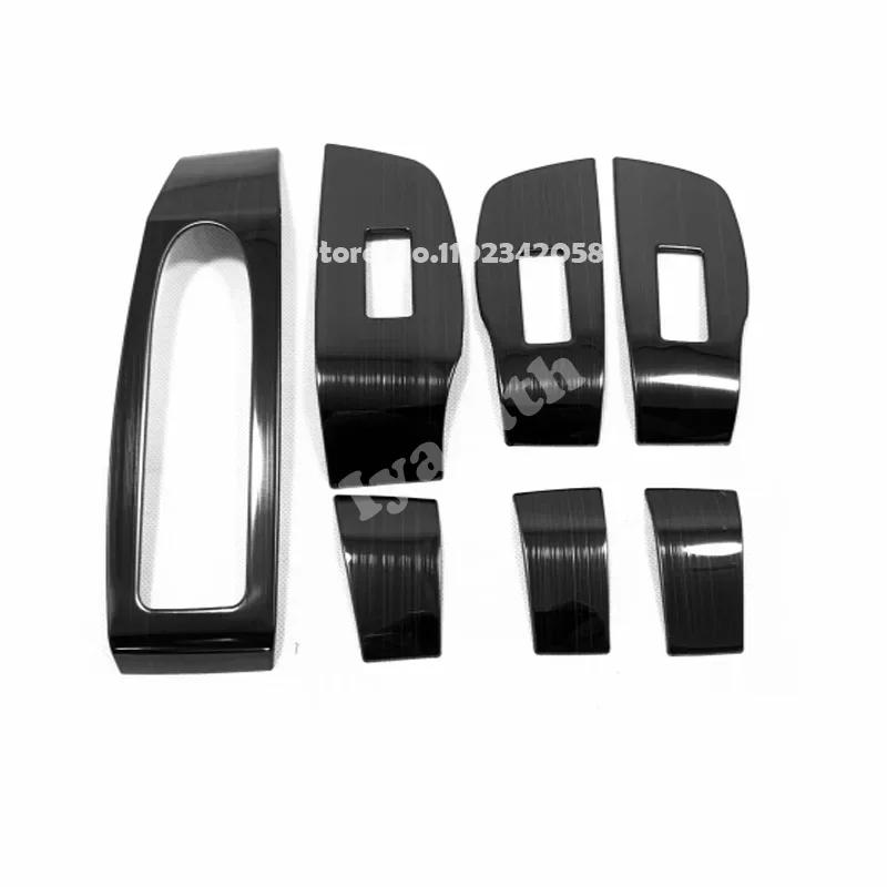 LHD RHD For Mazda 3 Axela BP CX-30 DM Accessories    Car Window rise Glass Lift Switch Button Cover Trim Sticker LHD ss black