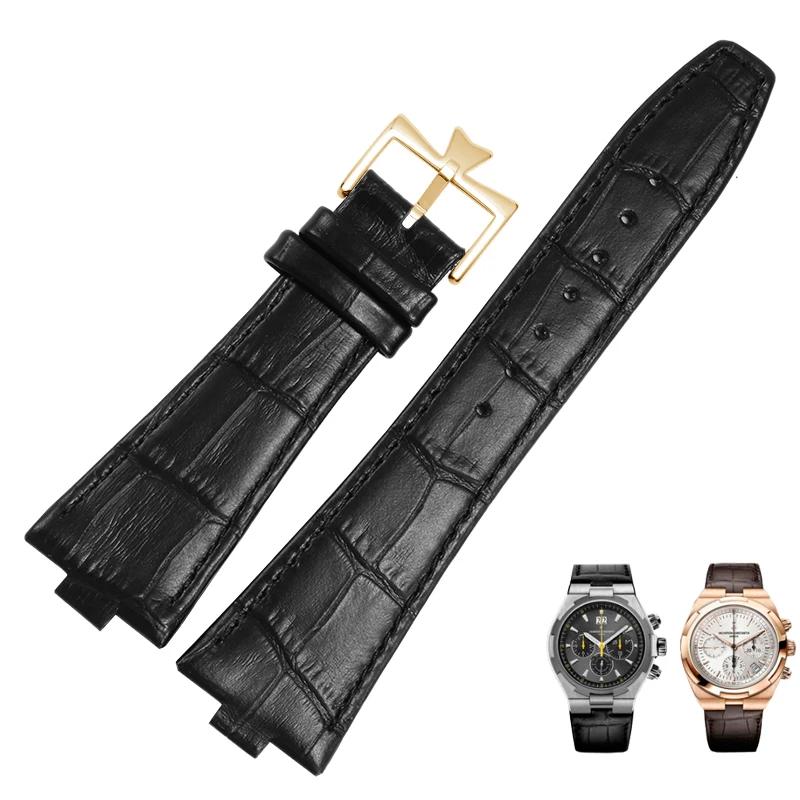 25*8 мм натуральная кожа мужской ремешок для часов Vacheron Constantin OVERSEAS Series — фото 14