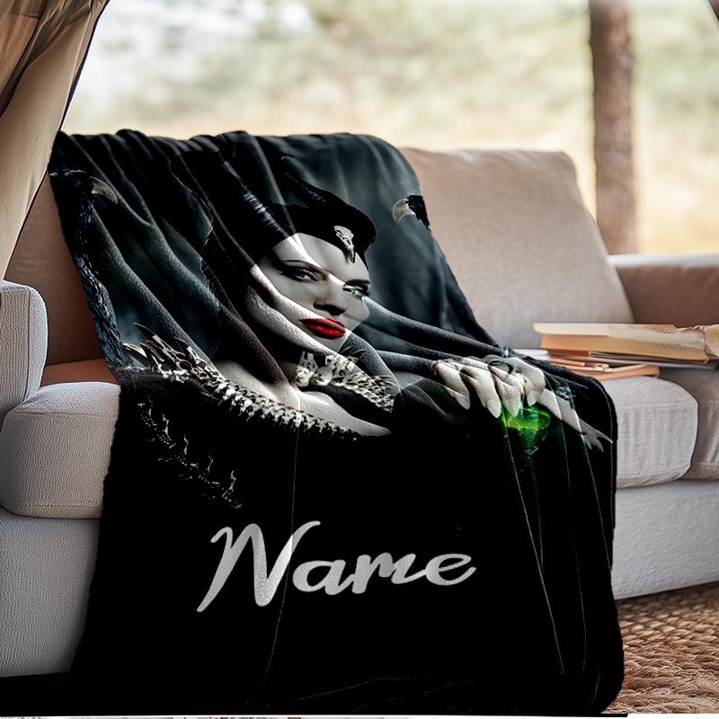 Custom Name Villains Blanket Bedding Blanket Picnic Blanket for Women Men, Throw Blankets for Couch Bed, Christmas and Halloween Gifts