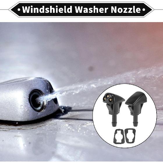 

2Pcs Front Wiper Windshield Washer Sprayer Jet Nozzle Adjustment Tool for Toyota 4Runner 2003 2004 2005 2006 2007 2008 2009 No.8538152151/8538135090