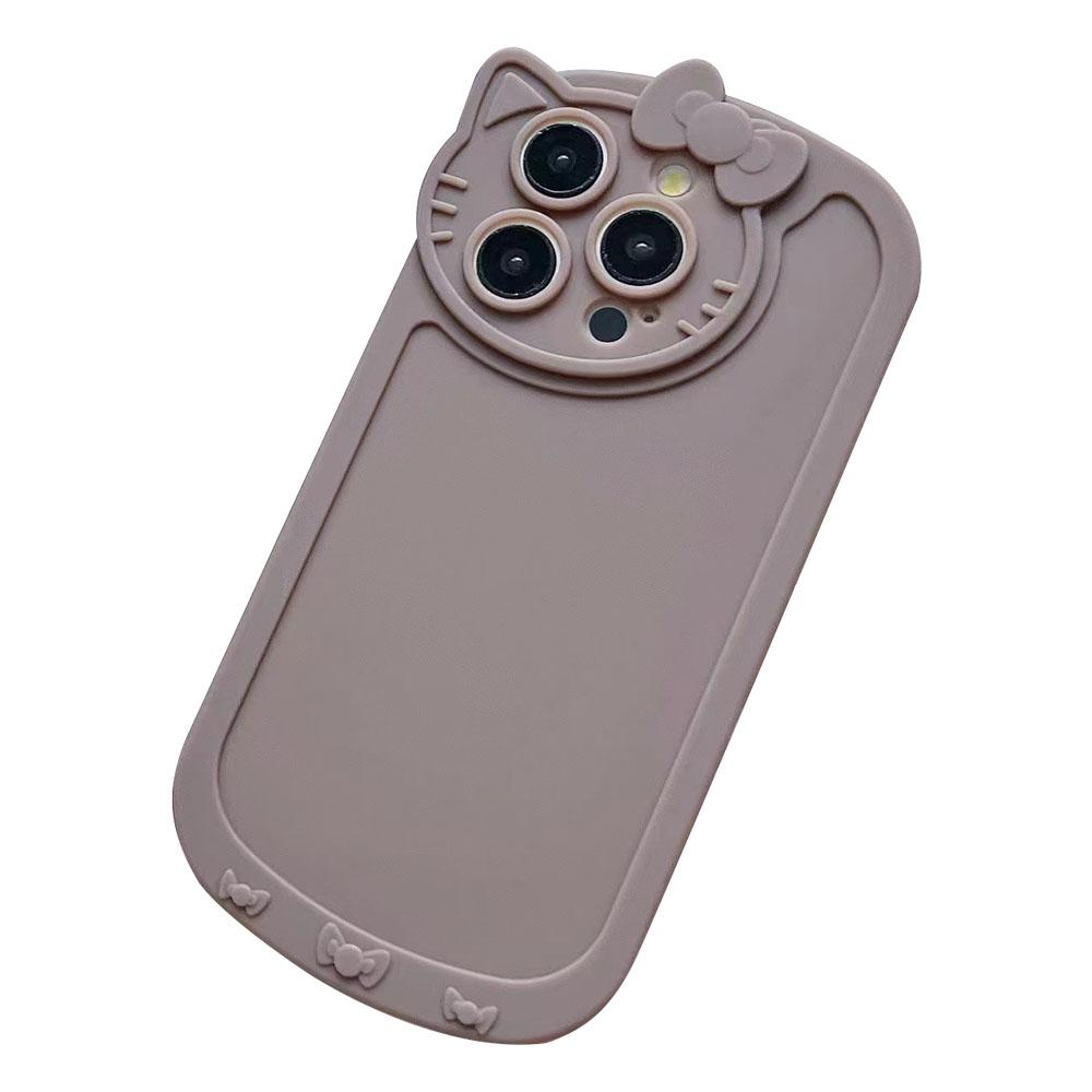 For iPhone 14 Pro Max Case 3D Animal Kitty TPU Phone Cover Precise Cutouts