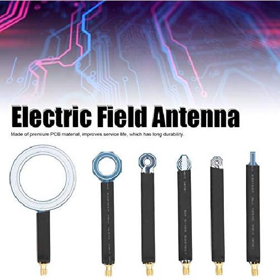 6 шт. зондов магнитного поля ближнего действия для печатных плат, набор зондов ближнего поля EMC EMI с футляром, проводящая антенна излучения SMA-female для поиска и