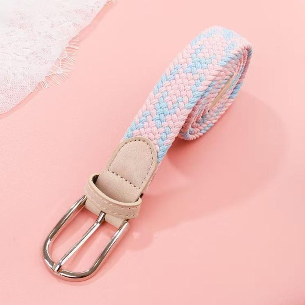 Simple Waistband Belts PU Leather Elastic Belts Fashion Stretch Leather Belts  Jeans