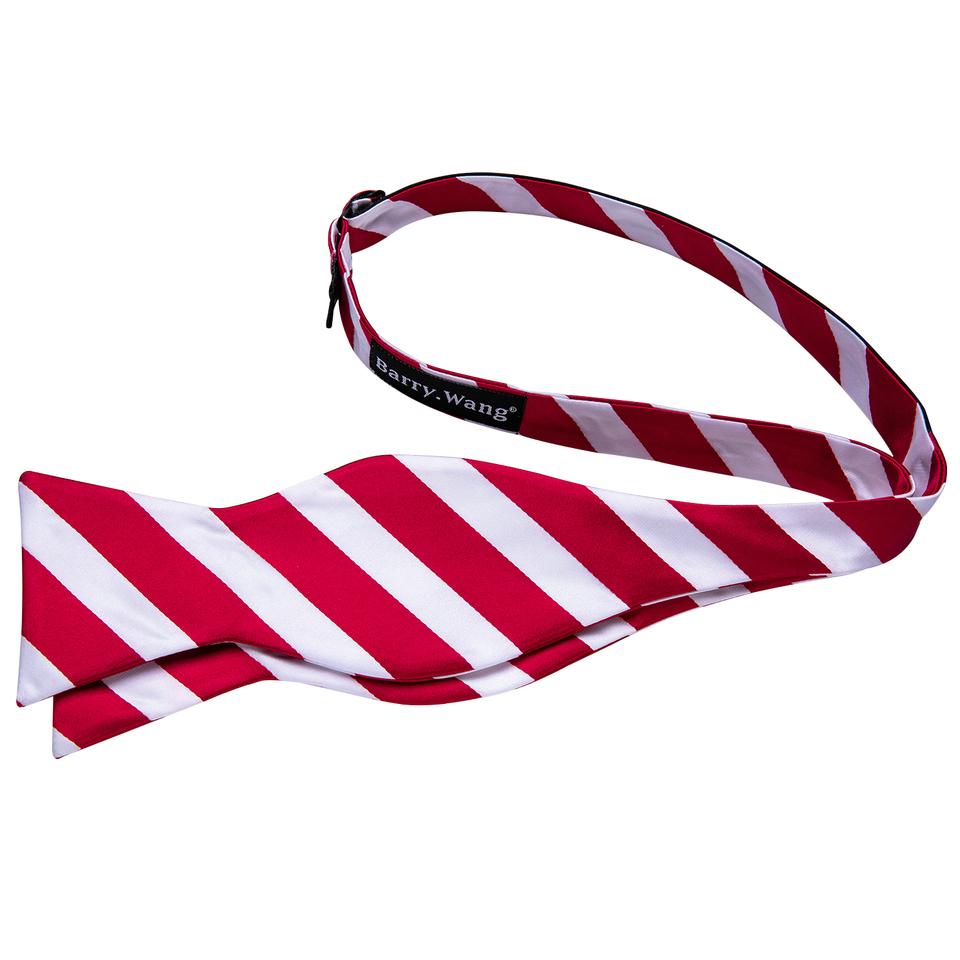 Coole Herren-Fliege, Einstecktuch, Manschettenknöpfe, Boutonniere, rot, schwarz, weiß, Seide, Schmetterlingskrawatte, Fliege, Hochzeit, Verabredung