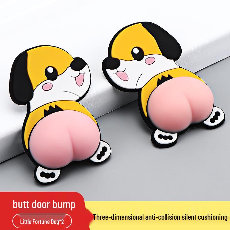 Silicone Door Handle Anti-Collision Buffer Pad for Wall and Glass Protection