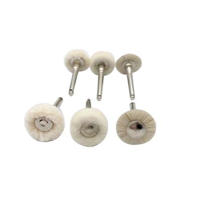 5 teile/beutel RA Schaft Dental Polieren Pinsel Bohrer rad Materialien Baumwolle Filz Ziegenwolle Werkzeuge Durchmesser 10mm Handstück Dreh werkzeuge