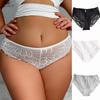 Mid-Waist Plus Size Women's Briefs Light Waist Hip-lifting Underwear Lace Breathable Women's Underwear Elastic  Thin Crotch Panties