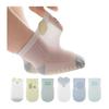 [ZGKULAEAOW] Baby Mesh Socks, Anti-Slip, Anti-Fall, Thin, Newborn Baby Socks, Set of 3, Boys, Girls, Cool Socks, Kids, Children's Socks, For Nursery