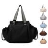 Nylon Nappy Diaper Storage Bag Adjustable Shoulder Strap Shoulder Mommy Bag with Compartments Large Capacity for Mom Weekender