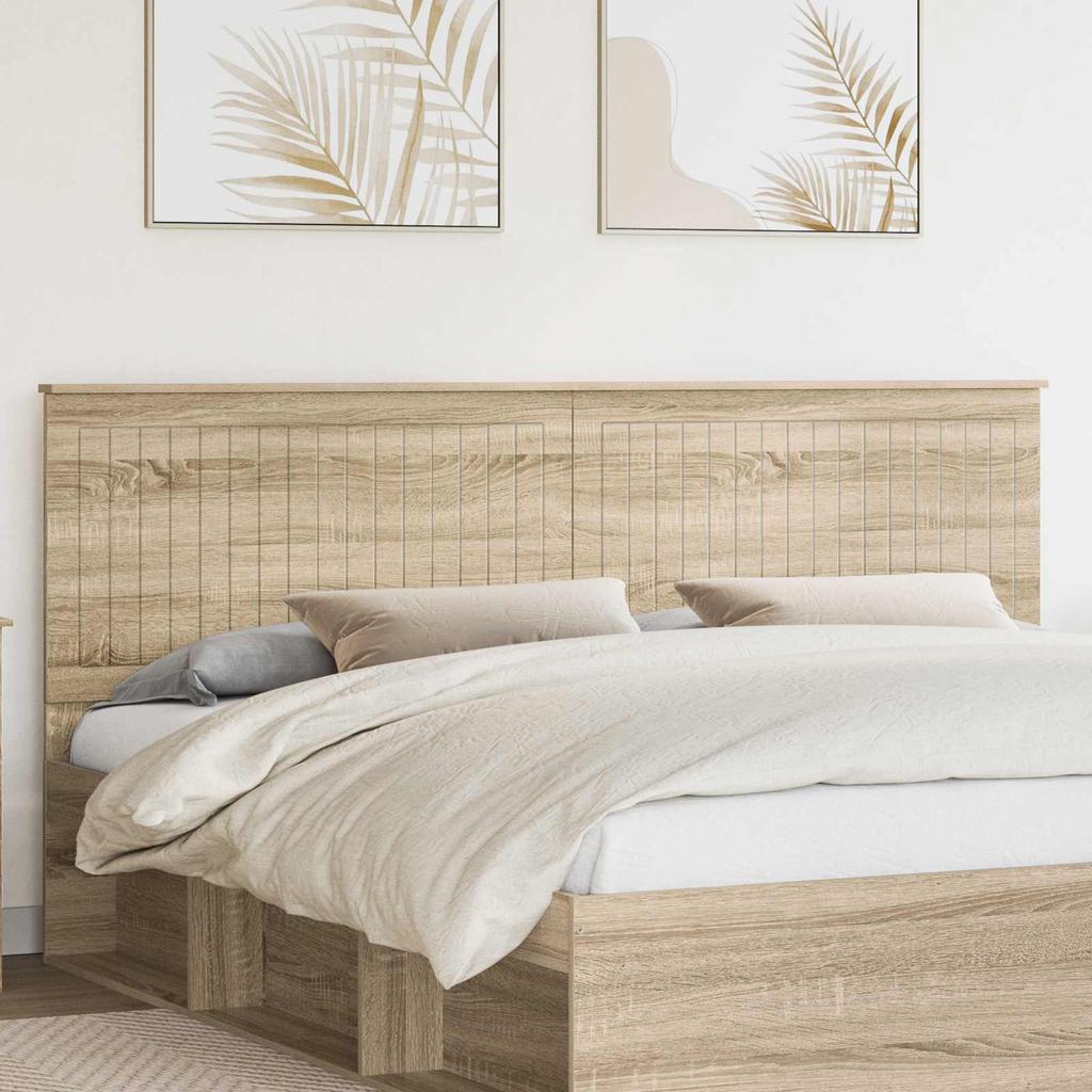 Headboard in Sonoma Oak Finish 200 cm Particleboard