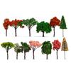 Three-dimensional Pink Flower Tree Simulation Tree Landscaping Micro-landscape Gardening Ornaments and Small Figurines