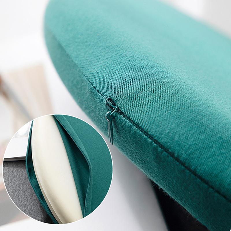 Cushion Simple Seats Cushion Round Comfortable Soft Chair Mat Japanese Style Circular Memory Cotton Cushion For Home And Offi