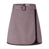 Wool Houndstooth A-Line Skirt