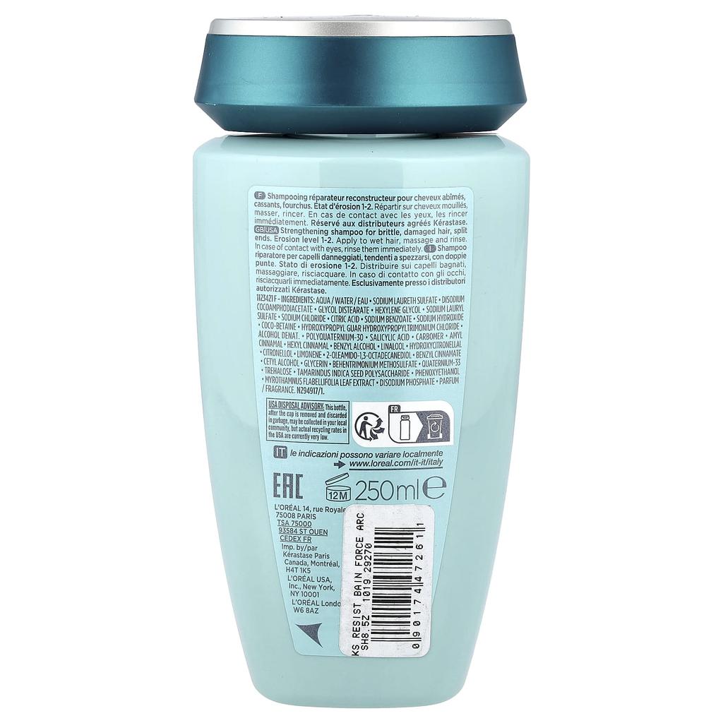 Kerastase Resistance, Strengthening Shampoo, 250ml (8.5 Fl Oz)