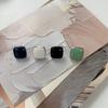 10 Pieces 9mm Small Buttons Beautiful Square Gemstone Metal Shank Buttons Blouse Skirt Shirt Accessories