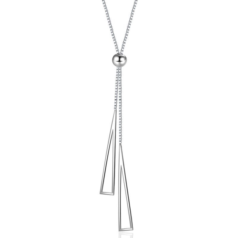 Steel Fashionforward Titanium Clavicle Necklace For Women In Gold Or Silver Stylish Design Geometric