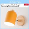 Nordische Wandleuchte Kreative Eisenwandlampe für Schlafzimmer und Flur