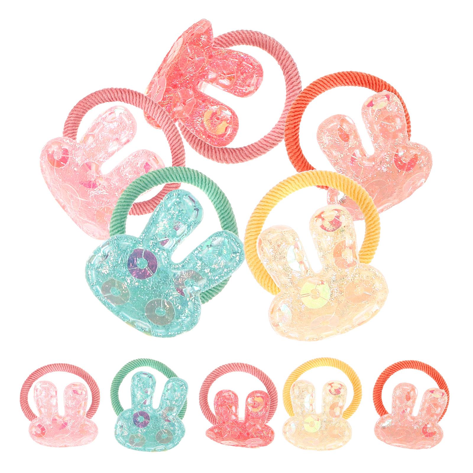 

10 Pcs Pet Head Flower Puppy Toys Dogs Accessories for Hair Rope Ties Cat Band Festival Bands Small Sequins 2.50X2.00X2.00CM