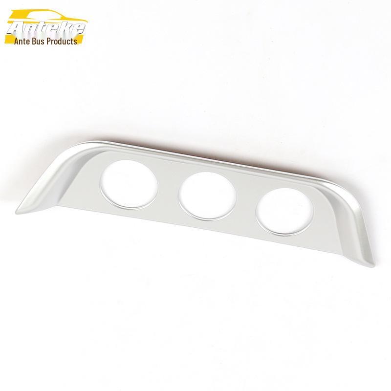 DX3 Air Conditioning Switch Decorative Frame: Electroplated Center Console Button Adjustment Sequin Sticker